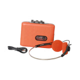 Maxbell Cassette Tape Player Lightweight Compact Portable for Travel Outdoor Orange
