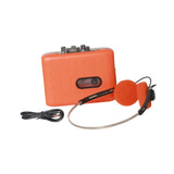 Maxbell Cassette Tape Player Lightweight Compact Portable for Travel Outdoor Orange