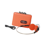 Maxbell Cassette Tape Player Lightweight Compact Portable for Travel Outdoor Orange