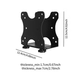 Maxbell Mini PC Mount Adjustable Easy to Install Mount Adapter Under Desk Mount