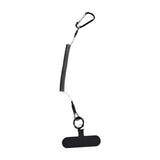 Maxbell Phone Lanyard Cord with Carabiner Coiled Tether for Fishing Climbing Cycling
