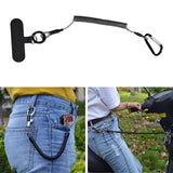 Maxbell Phone Lanyard Cord with Carabiner Coiled Tether for Fishing Climbing Cycling