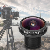 Maxbell 1.8mm Lens F2.0 5MP Wide Angle Panoramic Camera Lenses for Office Car Camera