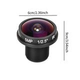 Maxbell 1.8mm Lens F2.0 5MP Wide Angle Panoramic Camera Lenses for Office Car Camera