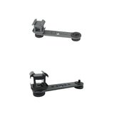 Maxbell Triple Cold Shoe Mount 1/4" Thread 1/4'' Screw Accessories Expansion Bracket Gray