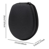 Maxbell EVA Headphone Case Stylish with Zipper Travel Case for Charging Cable Travel