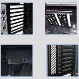 Maxbell 10 Pieces PCI Slot Cover Bracket Vented with Screws Expansion Blanking Plate