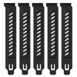 Maxbell 10 Pieces PCI Slot Cover Bracket Vented with Screws Expansion Blanking Plate