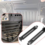 Maxbell 10 Pieces PCI Slot Cover Bracket Vented with Screws Expansion Blanking Plate