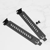 Maxbell 10 Pieces PCI Slot Cover Bracket Vented with Screws Expansion Blanking Plate
