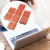 Maxbell 8 Pieces Copper Heatsink Accessory Cooling Heatsink for Pi Computer CPU Chip
