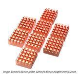 Maxbell 8 Pieces Copper Heatsink Accessory Cooling Heatsink for Pi Computer CPU Chip