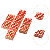 Maxbell 8 Pieces Copper Heatsink Accessory Cooling Heatsink for Pi Computer CPU Chip