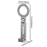 Maxbell Magnetic Desktop Phone Holder Phone Mount for Kitchen Business Trips Driving Silver