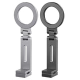 Maxbell Magnetic Desktop Phone Holder Phone Mount for Kitchen Business Trips Driving Silver