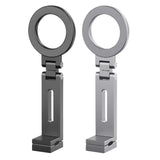 Maxbell Magnetic Desktop Phone Holder Phone Mount for Kitchen Business Trips Driving Silver
