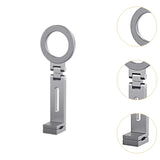 Maxbell Magnetic Desktop Phone Holder Phone Mount for Kitchen Business Trips Driving Silver