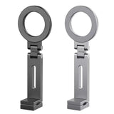 Maxbell Magnetic Desktop Phone Holder Phone Mount for Kitchen Business Trips Driving Silver