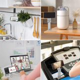 Maxbell Magnetic Desktop Phone Holder Phone Mount for Kitchen Business Trips Driving Silver