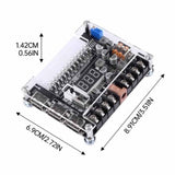 Maxbell Power Supply Breakout Board Easy to Use Multipurpose Power Adapter Board Board Case Screw