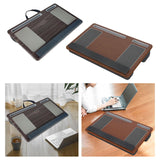 Maxbell Lap Desks with Wrist Pad Anti Slip Easy to Carry with Pillow Cushions for Home Gray