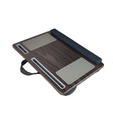 Maxbell Lap Desks with Wrist Pad Anti Slip Easy to Carry with Pillow Cushions for Home Gray