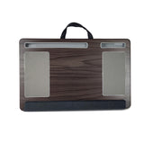 Maxbell Lap Desks with Wrist Pad Anti Slip Easy to Carry with Pillow Cushions for Home Gray