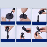 Maxbell Desktop Phone Holder Sturdy with Telescopic Pole for Office Business Bedroom