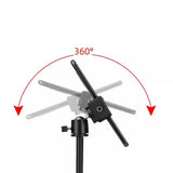 Maxbell Round Base Phone Holder Sturdy Metal Support Bracket for Home Office Bedroom