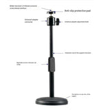 Maxbell Round Base Phone Holder Sturdy Metal Support Bracket for Home Office Bedroom