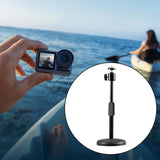 Maxbell Round Base Phone Holder Sturdy Metal Support Bracket for Home Office Bedroom