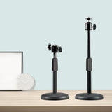 Maxbell Round Base Phone Holder Sturdy Metal Support Bracket for Home Office Bedroom