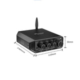 Maxbell Power Amplifier USA Plug Audio Amp for Indoor Outdoor Bedroom Computer Audio