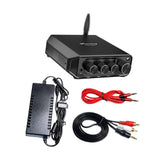 Maxbell Power Amplifier USA Plug Audio Amp for Indoor Outdoor Bedroom Computer Audio