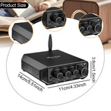 Maxbell Power Amplifier 50wx2 Stereo Audio Amplifier for Home Theater System Speaker