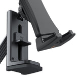 Maxbell 360 Rotation Tablet Clamp Mount Stand Cellphone Clamp for Airplane Traveling