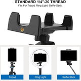 Maxbell 360 Rotation Tablet Clamp Mount Stand Cellphone Clamp for Airplane Traveling