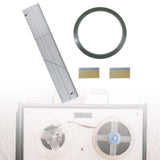 Maxbell Audio Tape Splicing Block Set Maintenance with Blades for Office School Home