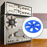 Maxbell 1/4 7 inch Empty Tape Reel Sturdy Replacement for Reel to Reel Tape Blue