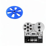 Maxbell 1/4 7 inch Empty Tape Reel Sturdy Replacement for Reel to Reel Tape Blue