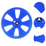 Maxbell 1/4 7 inch Empty Tape Reel Sturdy Replacement for Reel to Reel Tape Blue