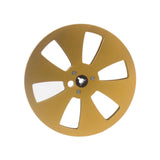 Maxbell 1/4 7 inch Empty Tape Reel Sturdy Replacement for Reel to Reel Tape Gold