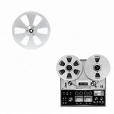 Maxbell 1/4 7 inch Empty Tape Reel Sturdy Replacement for Reel to Reel Tape Argent