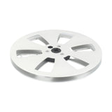 Maxbell 1/4 7 inch Empty Tape Reel Sturdy Replacement for Reel to Reel Tape Argent