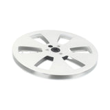 Maxbell 1/4 7 inch Empty Tape Reel Sturdy Replacement for Reel to Reel Tape Argent