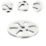 Maxbell 1/4 7 inch Empty Tape Reel Sturdy Replacement for Reel to Reel Tape Argent