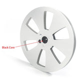 Maxbell 1/4 7 inch Empty Tape Reel Sturdy Replacement for Reel to Reel Tape Argent