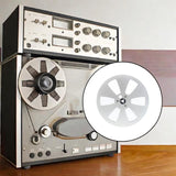 Maxbell 1/4 7 inch Empty Tape Reel Sturdy Replacement for Reel to Reel Tape Argent