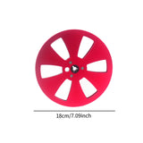 Maxbell 1/4 7 inch Empty Tape Reel Sturdy Replacement for Reel to Reel Tape Red