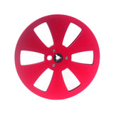 Maxbell 1/4 7 inch Empty Tape Reel Sturdy Replacement for Reel to Reel Tape Red